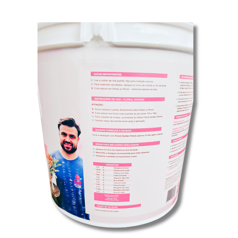 Fertilizante Mineral Misto - GM Flores NPK+8 400G